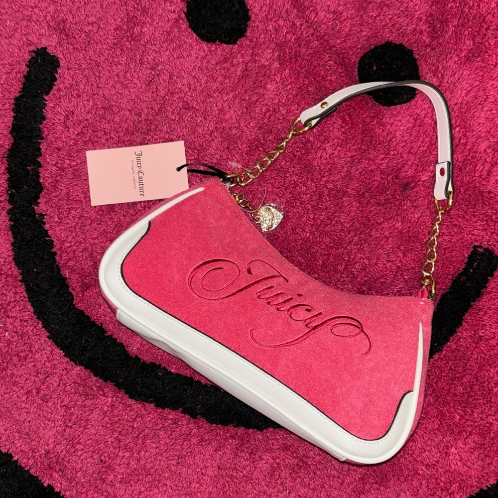 NWT PINK FLASH RAISING STARS JUICY COUTURE SHOULDER BAG PURSE